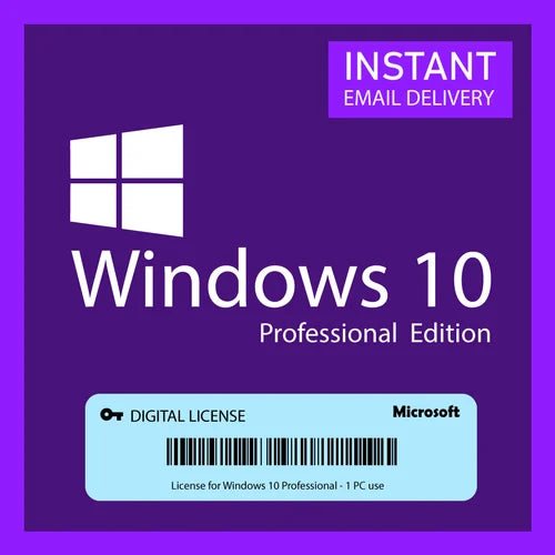 Windows 10 Professional 32/64 Bit For 1PC